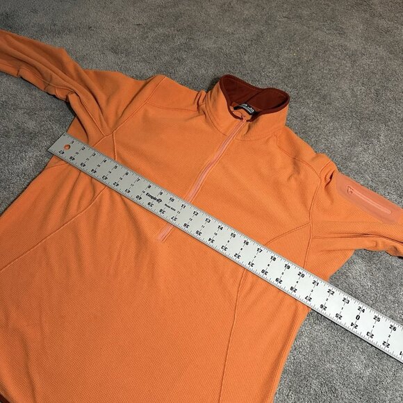 Arc’teryx Delta LT Zip Neck Polartec Waffle Fleece Womens XL Half 1/2 Zip Jacket - Picture 11 of 14